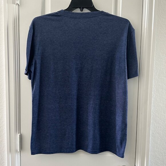 Afro Graphic Smoking Design Navy Blue T-Shirt XL 60% Polyester 35% Cotton 5% Spa - Picture 2 of 7